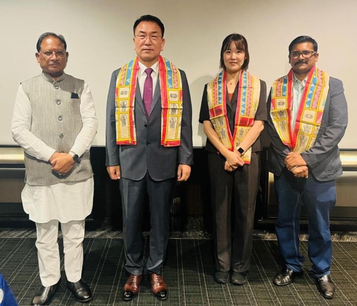 मुख्यमंत्री विष्णुदेव साय ने दक्षिण कोरिया प्रवास में मॉडर्न टेक क्रॉप. और यूनिकोरेल को छत्तीसगढ़ में निवेश व सहयोग के लिए किया आमंत्रित