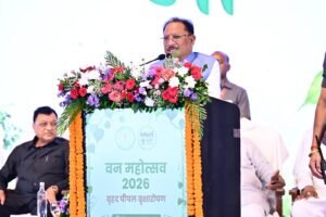 Chief Minister Vishnu Deo Sai Plants Peepal Sapling in His Mother’s Name, Launches Van Mahotsav 2026