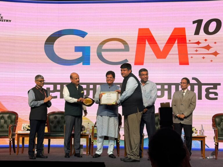 Chhattisgarh Receives GeM Sustainable Procurement Award as State Procurement Doubles to ₹3,935 Crore