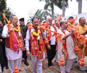 पवित्र श्रावण मास की भव्य कांवड़ यात्रा में शामिल हुए मुख्यमंत्री साय