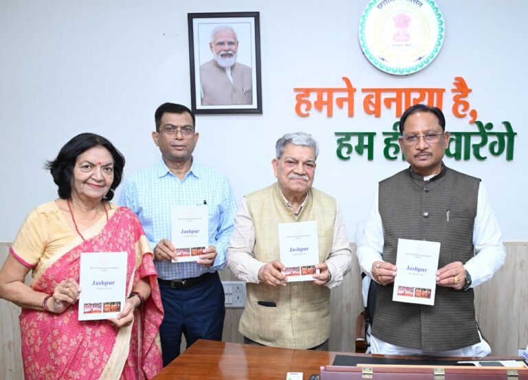 Chief Minister Vishnu Deo Sai releases ‘Jashpur: An Introduction’ book