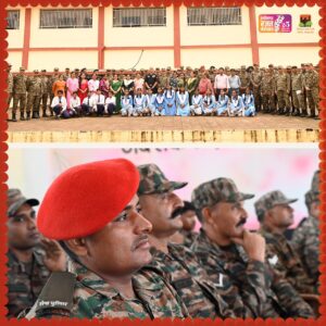 सेना के सम्मान में राखी का धागा, नवा रायपुर के पोस्टकार्ड पर विद्यार्थियों ने लिखे भावपूर्ण संदेश