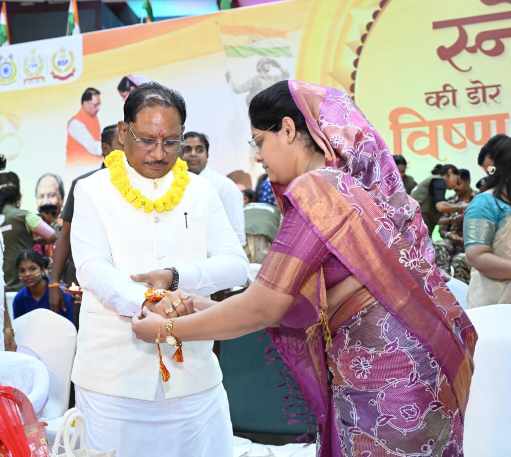 “I Have No Sister of My Own-Today, Madhuri Ji Filled That Void”: Chief Minister Vishnu Deo Sai Turns Emotional After Rakhi Ceremony