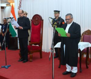 Governor Ramen Deka Administers Oath of Office to Justice Krushna Ram Mohapatra as Chief Justice of the High Court of Chhattisgarh