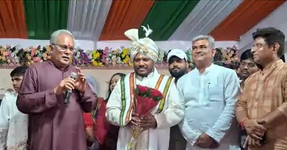 छत्तीसगढ़ में बड़ा सियासी संग्राम : मंत्री खुशवंत साहेब के बड़े भाई ढाल दास ने थामा कांग्रेस का हाथ