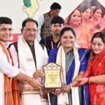 Chief Minister Attends Teej Milan Ceremony at Revenue Minister Tank Ram Verma’s Residence
