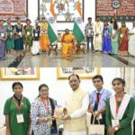 Students Returning After Meeting President Droupadi Murmu Pay Courtesy Call on Chief Minister Vishnu Deo Sai