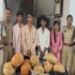 ट्रेन बनी गांजा तस्करी का जरिया, महिला समेत चार आरोपी पुलिस के हत्थे चढ़े