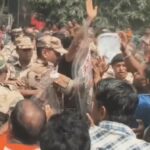 गेवरा खदान के नए प्रोजेक्ट के लिए अस्पताल समेत कई सरकारी भवन ढहाए, ग्रामीणों का प्रदर्शन