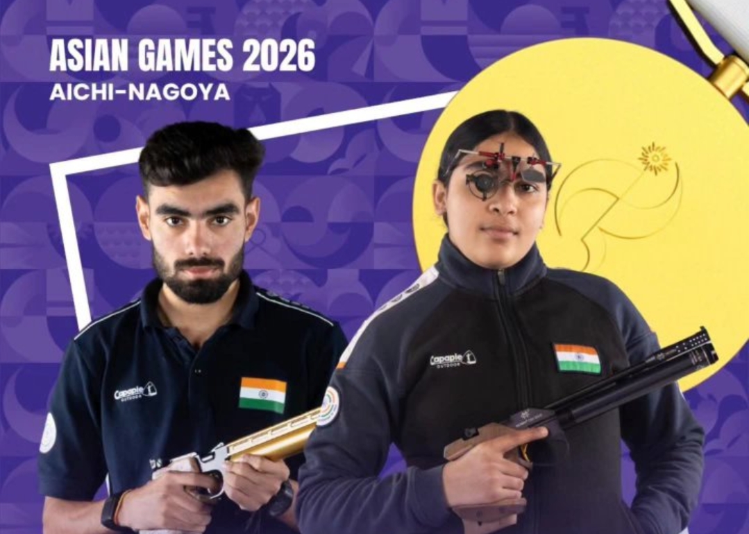भारत का स्वर्णिम आगाज: 10 मीटर एयर पिस्टल मिक्स्ड टीम में कमलजीत-सुरुचि चैंपियन