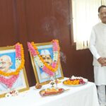 CM Sai Pays Tribute to Mahatma Gandhi and Former Prime Minister Lal Bahadur Shastri on Their Birth Anniversaries