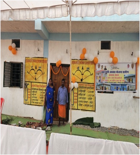 सेवा संकल्प अभियान : कच्चे मकान की परेशानियों से मिली मुक्ति, पीएम जनमन आवास से नोहर साय का पक्के घर का सपना हुआ साकार
