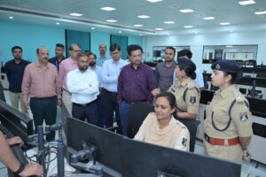 प्रमुख सचिव सोनमणि बोरा ने किया आईटीएमएस वार रूम का निरीक्षण