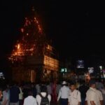 5 आकर्षक हेडिंग रायपुर के नवीन मार्केट में दुर्गा पूजा पंडाल में लगी आग, आतिशबाजी की चिंगारी से मचा हड़कंप