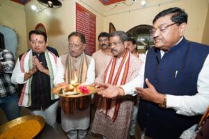Chief Minister Vishnu Deo Sai Offers Prayers at Ramchandi Temple for the State’s Happiness and Prosperity