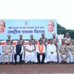 लौह पुरुष सरदार वल्लभभाई पटेल की 151वीं जयंती पर राष्ट्रीय एकता दिवस परेड समारोह में शामिल हुए गृह मंत्री विजय शर्मा